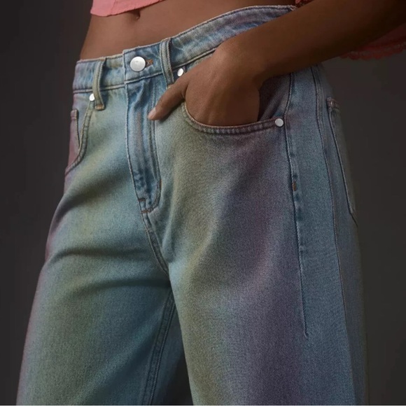 Pilcro The Skater Mid-Rise Wide-Leg Jean - Picture 3 of 4
